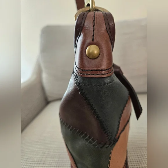 Coach Patchwork Bleecker Limited Legacy Mini Duffle Bag Purse Multicolor 41011 - Picture 13 of 17